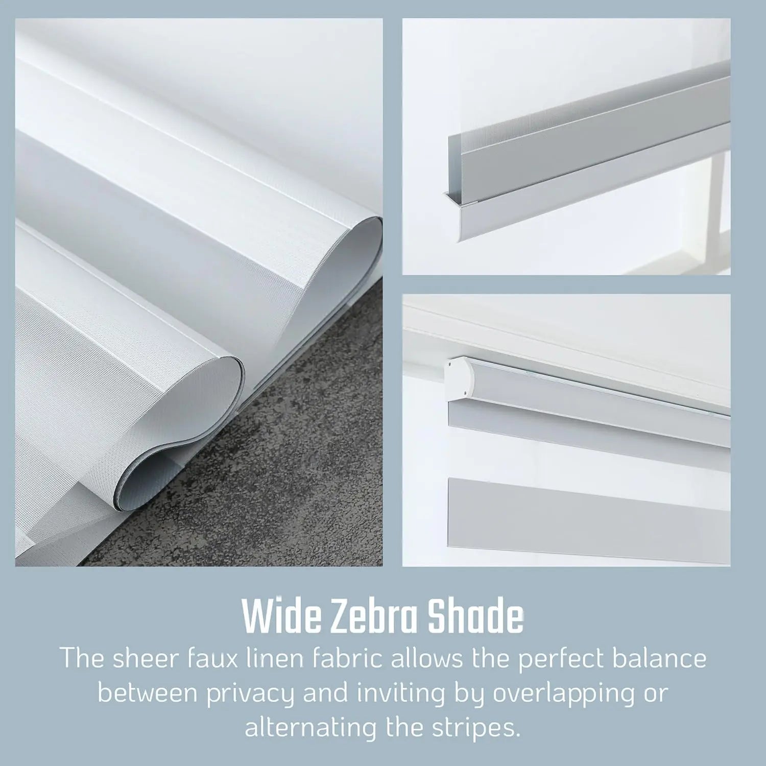 Wide Zebra Stripe Shadisfy#grey