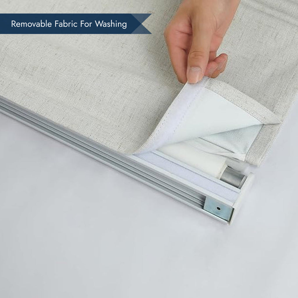 Roman Shades - Polyester Belgian 100% Blackout
