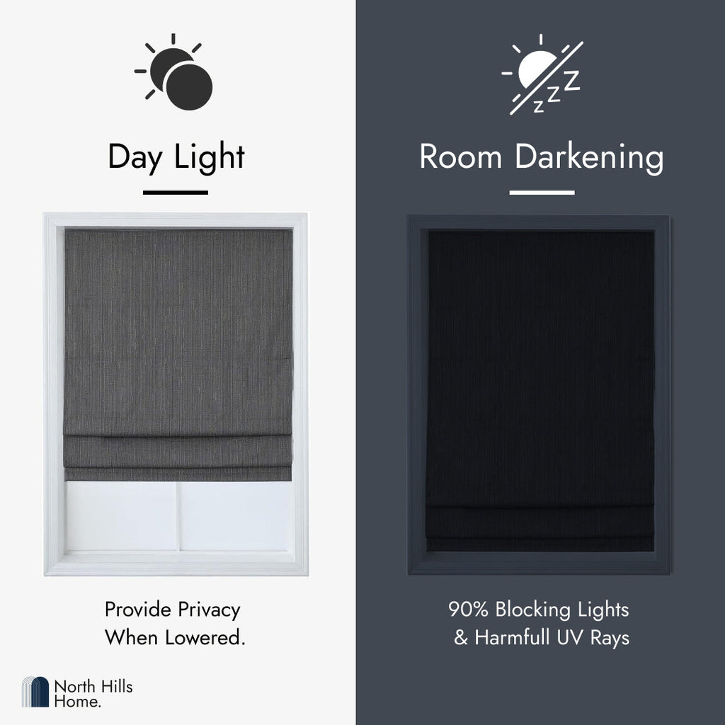 Roman Shades - Polyester Pueblo Room Darkening Roman Blind