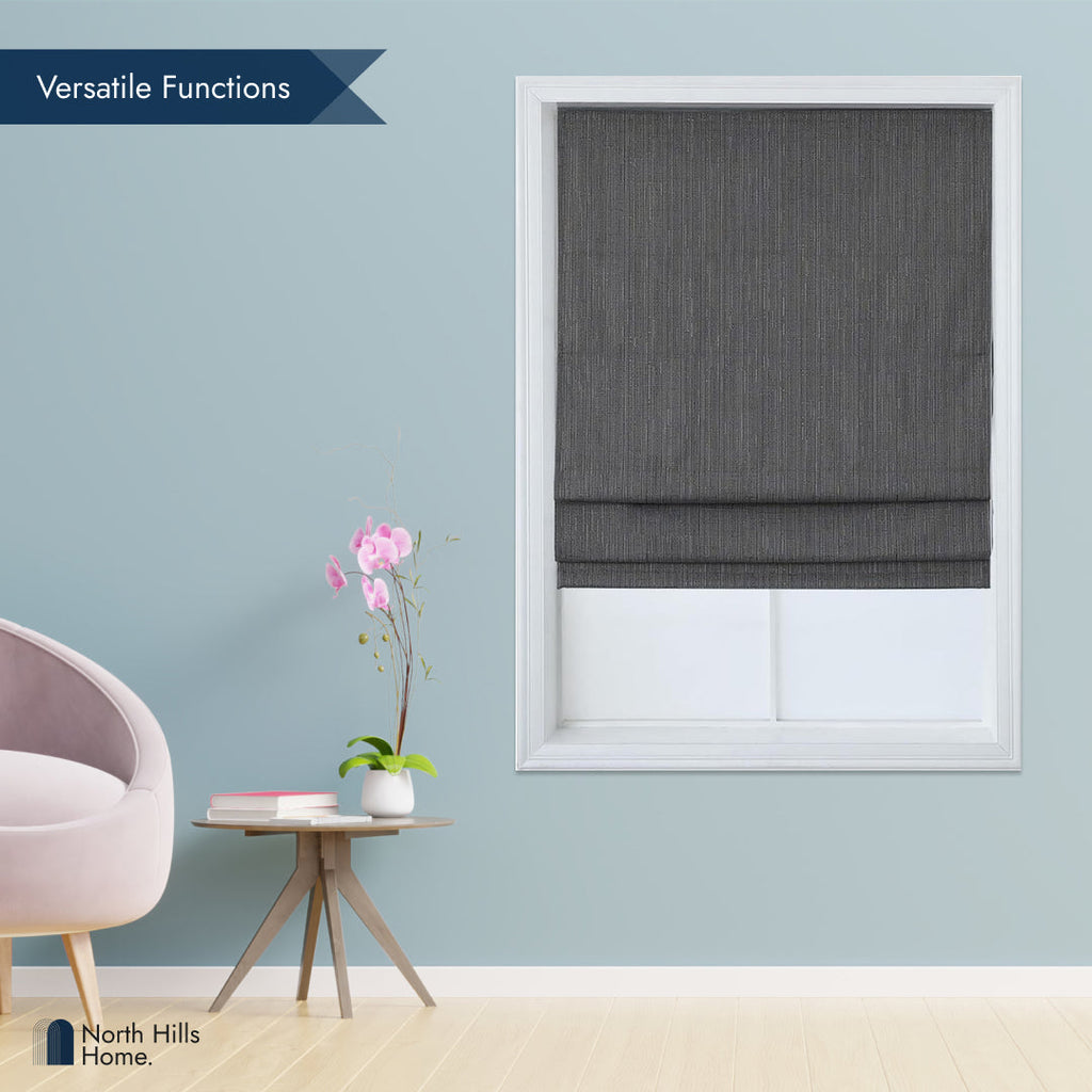 Polyester Pueblo 100% blackout Roman Blind