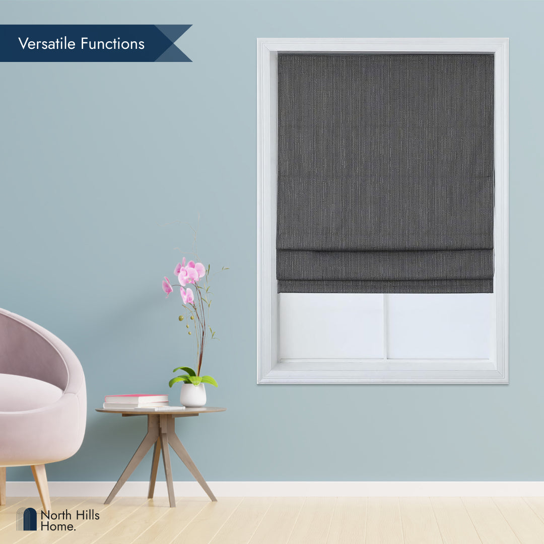 Polyester Pueblo 100% blackout Roman Blind