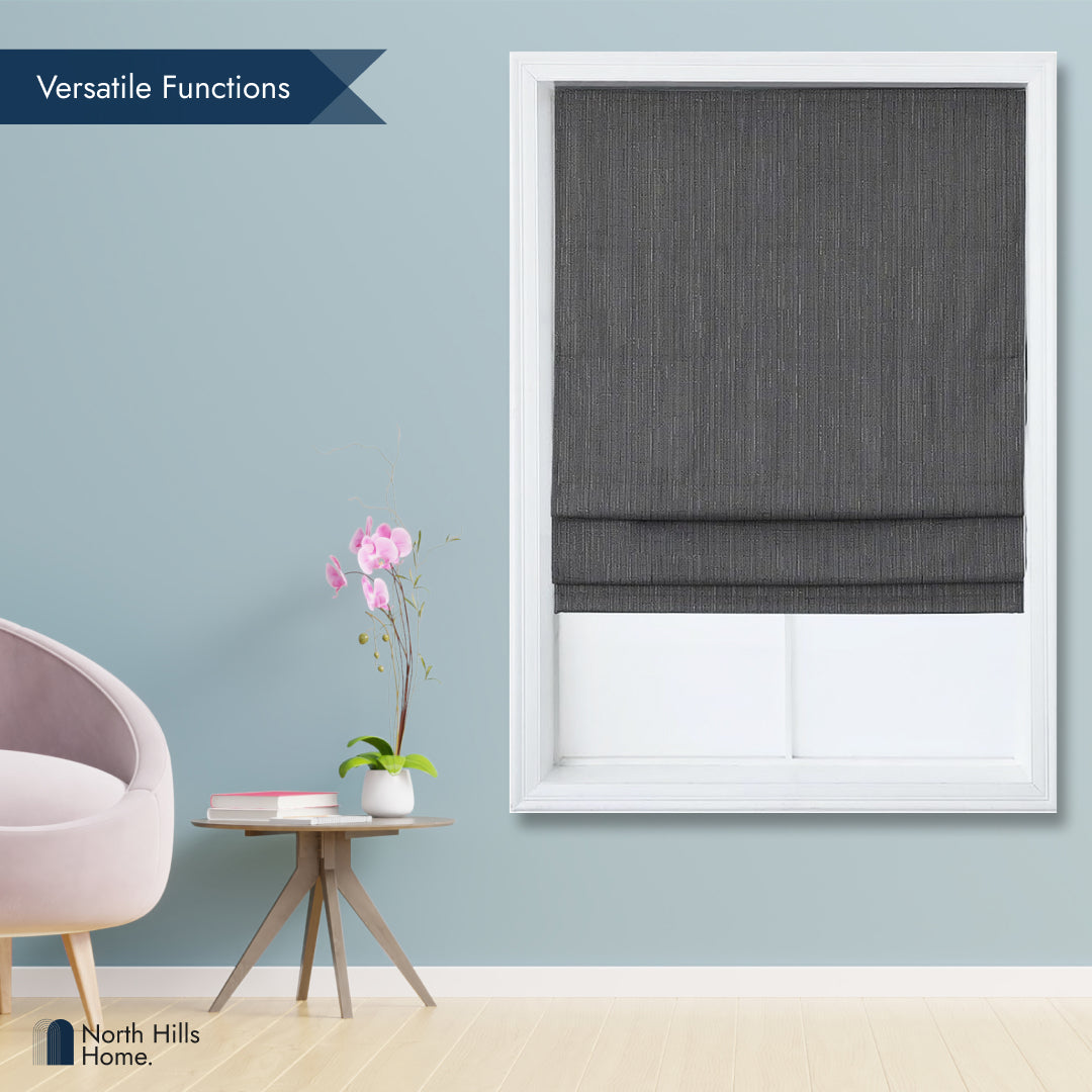 Roman Shades - Polyester Pueblo Room Darkening Roman Blind