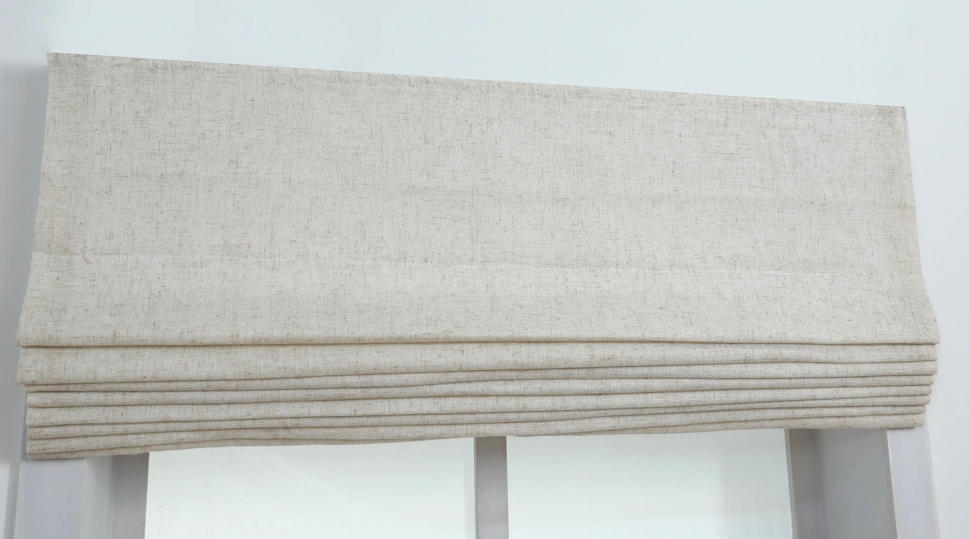 Linen Bliss Cordless Roman Shade North Hills Home