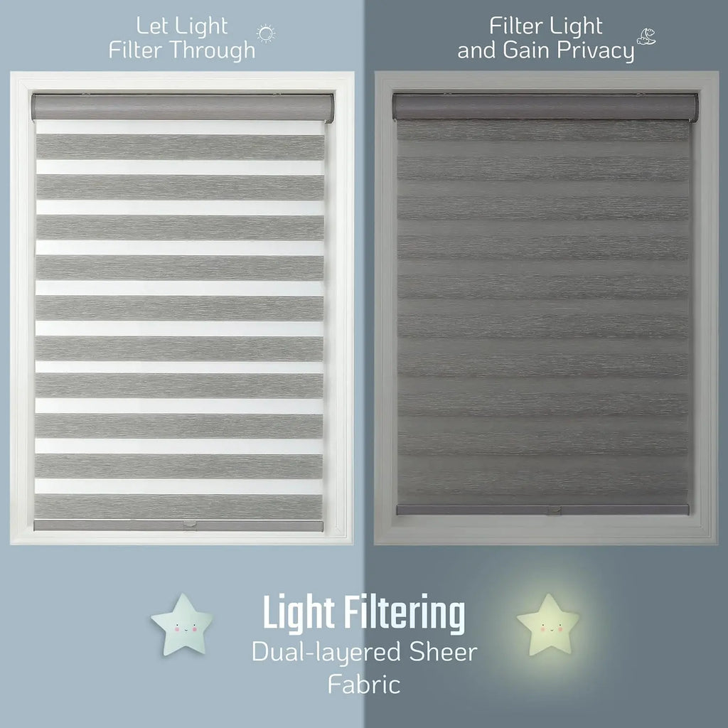Faux Linen Zebra Shade Shadisfy