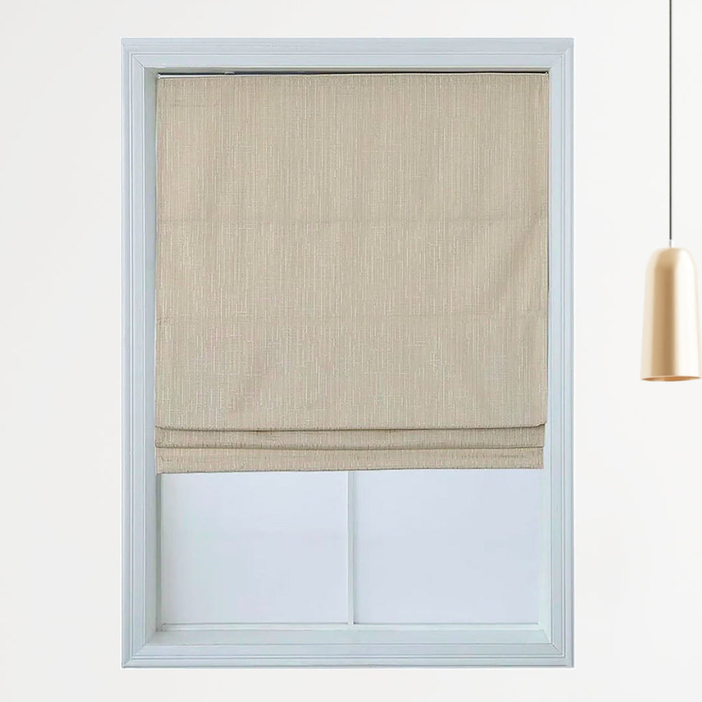 Roman Shades - Polyester Pueblo Room Darkening Roman Blind