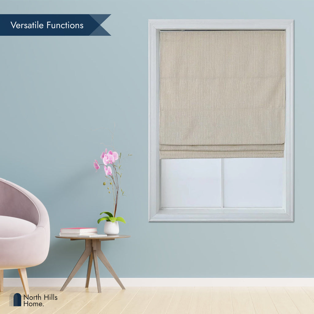 Polyester Pueblo 100% blackout Roman Blind