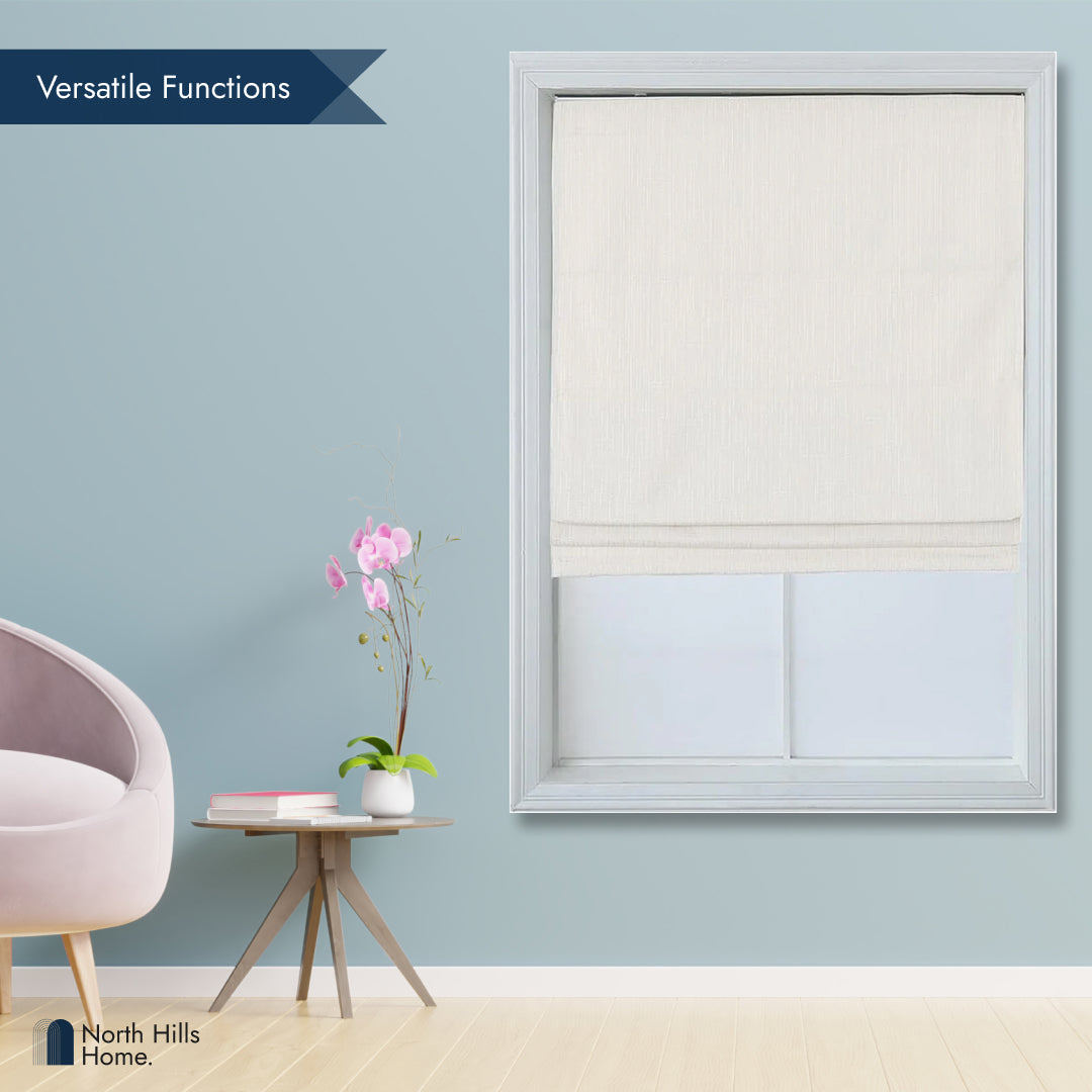 Roman Shades - Polyester Pueblo Room Darkening Roman Blind