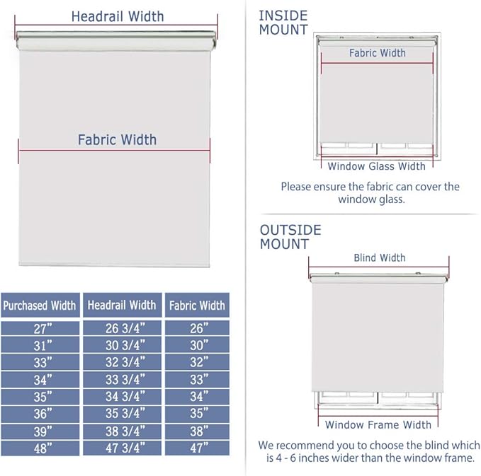 Roller Blinds - Fresh start Polyester Roller shade