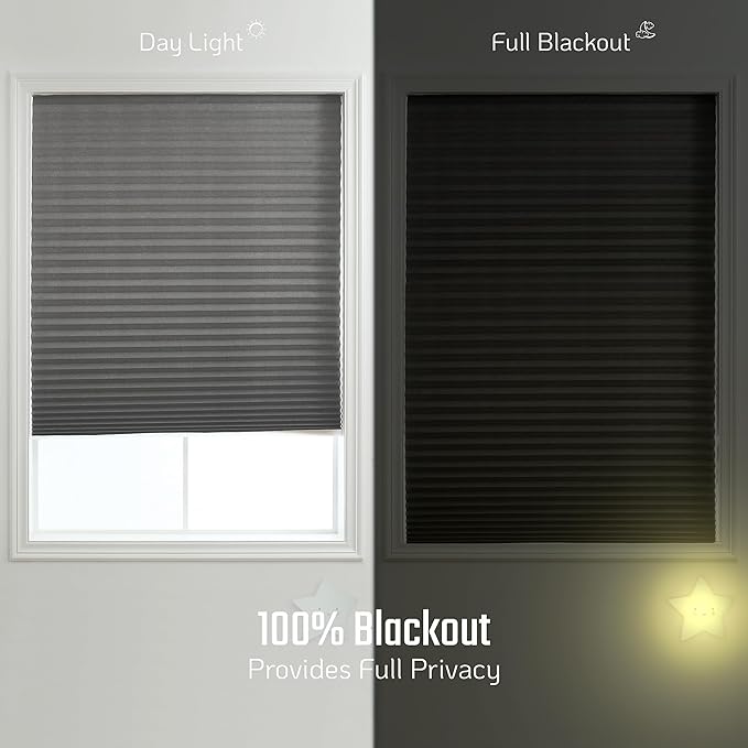 Roller Blinds - Blackout (Cellular Fabric - 2 Pack)