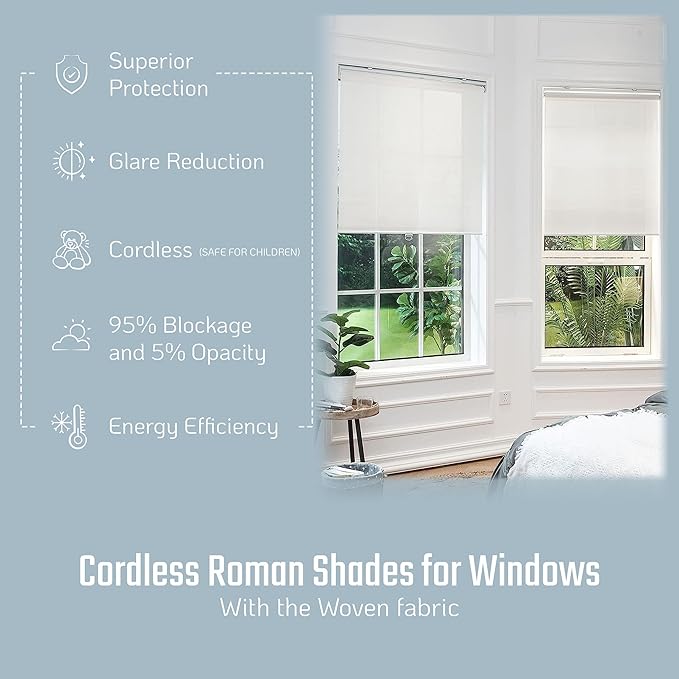 Roller Blinds - Solar Cordless