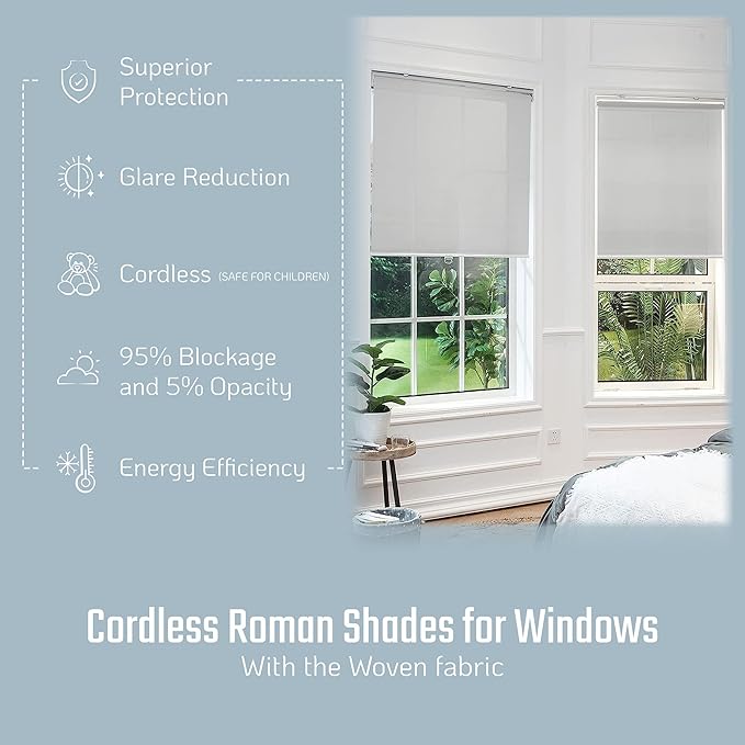 Roller Blinds - Solar Cordless