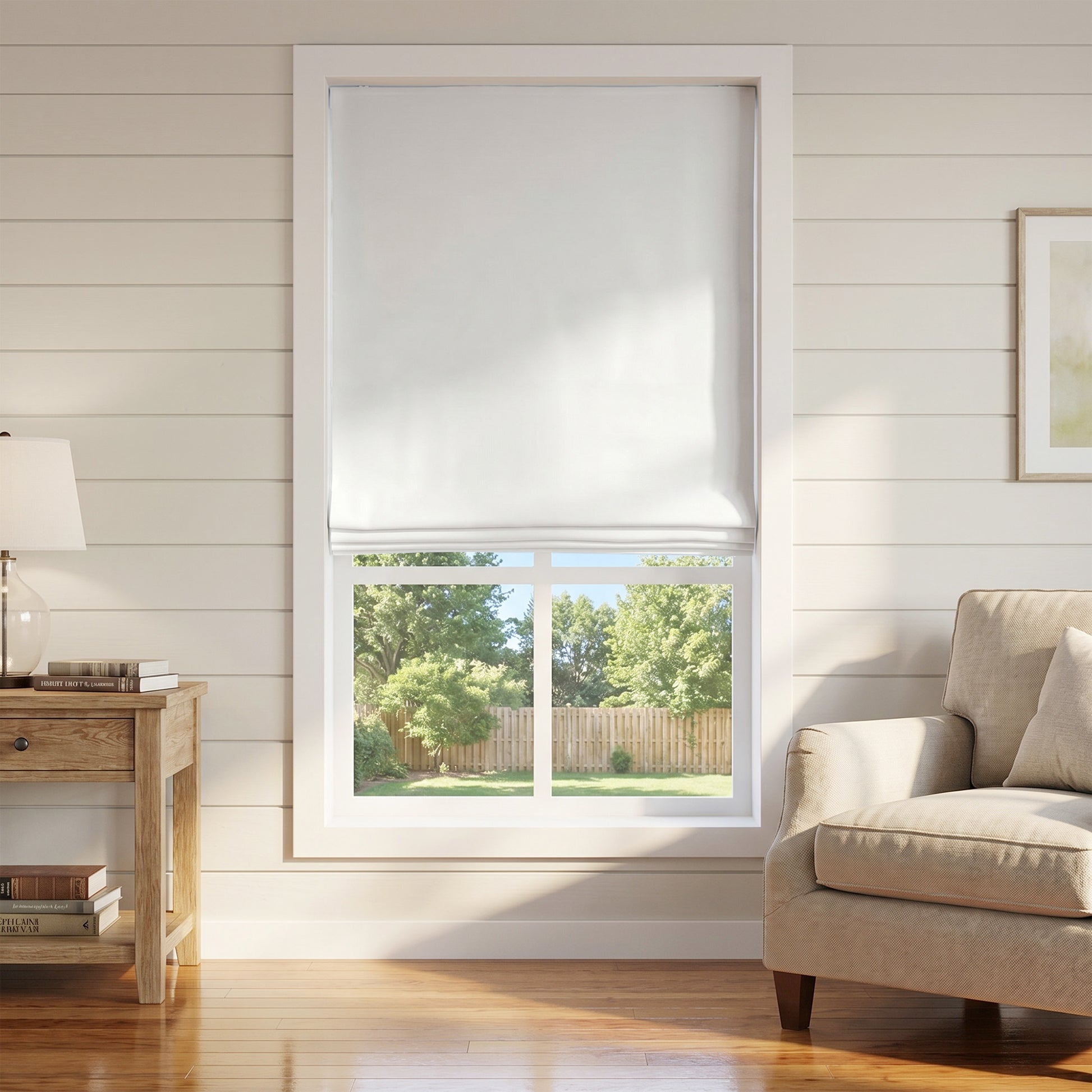 Linen Allure Roman Shade