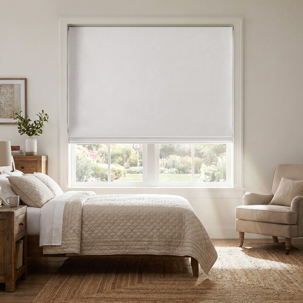 Linen Allure Roman Shade