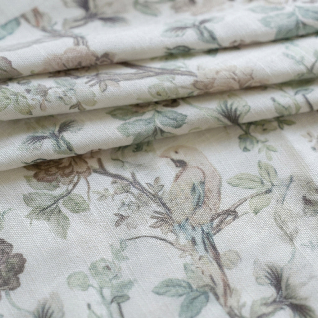 Blossombird Relaxed Roman Shades with Soft Curve