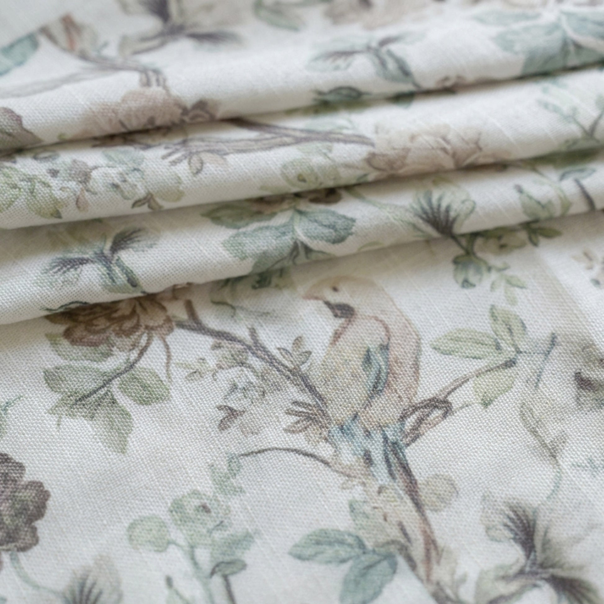 Blossombird Relaxed Roman Shades with Soft Curve