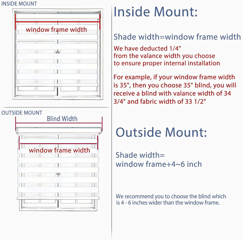 Zebra Blinds - Cordless Dual Roller Blinds